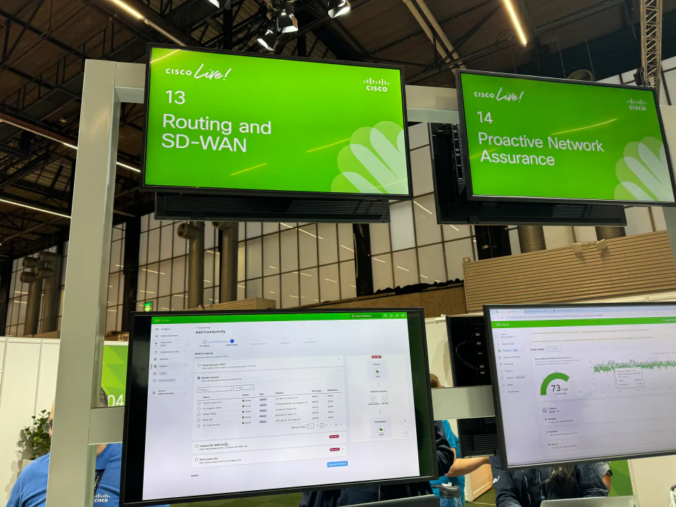 Multicloud Fabric demonstrated at Cisco Live beside Routing and SD-WAN.